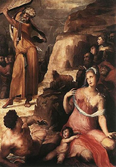 Domenico Beccafumi Moses and the Golden Calf